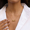 Infinity Necklace-18k PVD Gold Plated