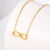 Infinity Necklace-18k PVD Gold Plated