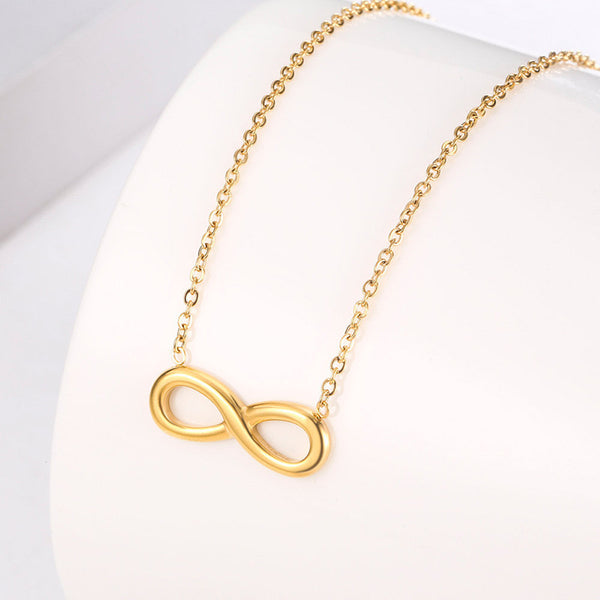 Infinity Necklace-18k PVD Gold Plated