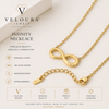 Infinity Necklace-18k PVD Gold Plated