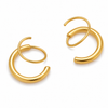 Veloura Lumi Hoops -18K PVD Gold Plated|Waterproof