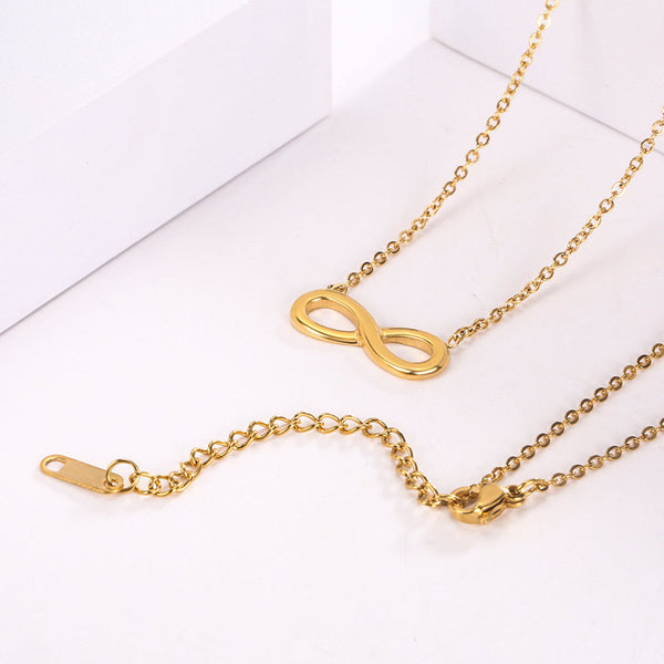 Infinity Necklace-18k PVD Gold Plated