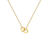 Little Hearts Necklace-18k Pvd Gold Plated