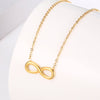 Infinity Necklace-18k PVD Gold Plated