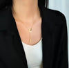 Geometric Gold Pendant Necklace – Luxe Veloura