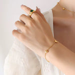 Sanas heartCharm Bracelet